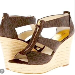 Michael Kors Damita wedge monogram